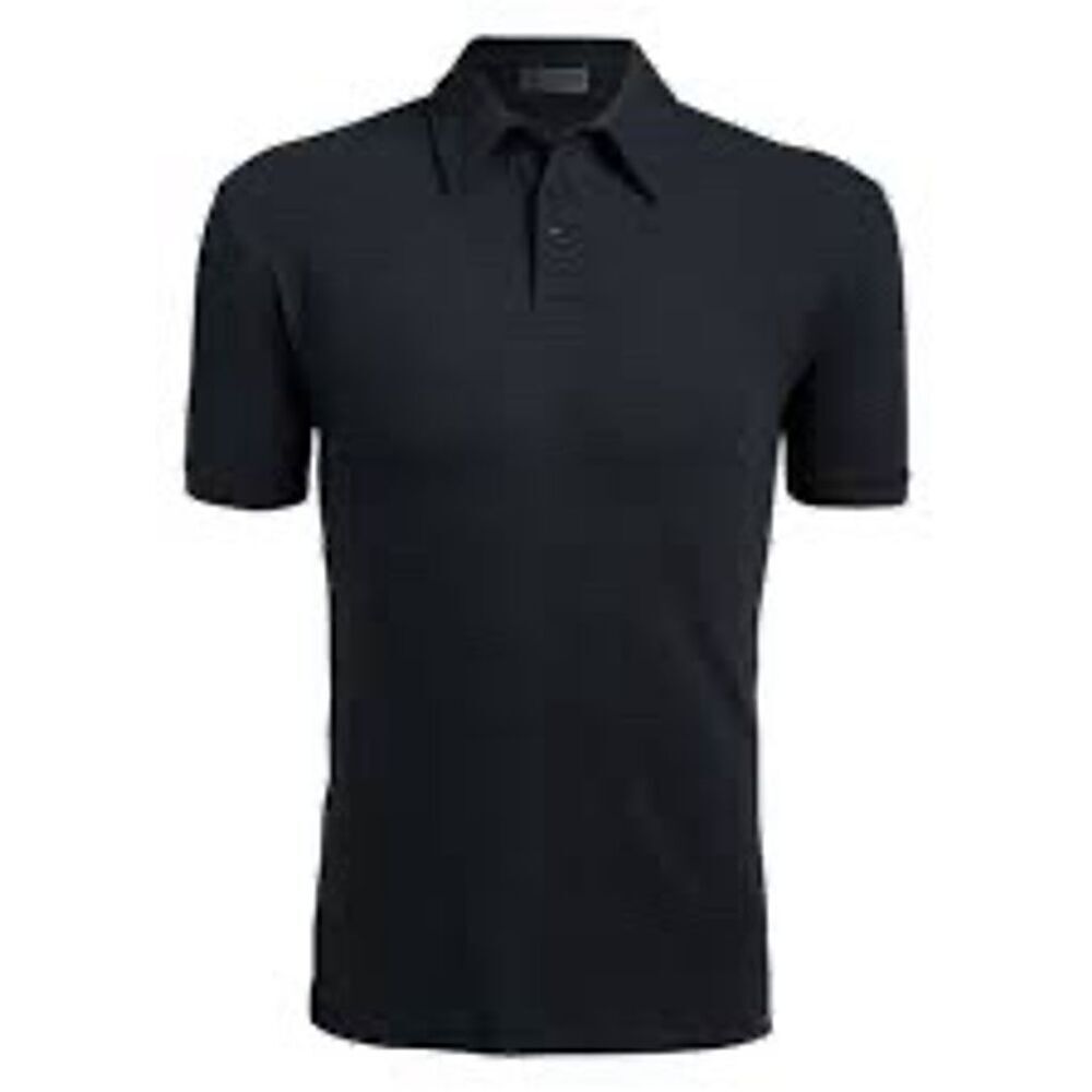 GFore Men's Black Polo Shirt Short Sleeve Size L
